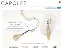 Tablet Screenshot of carolee.com